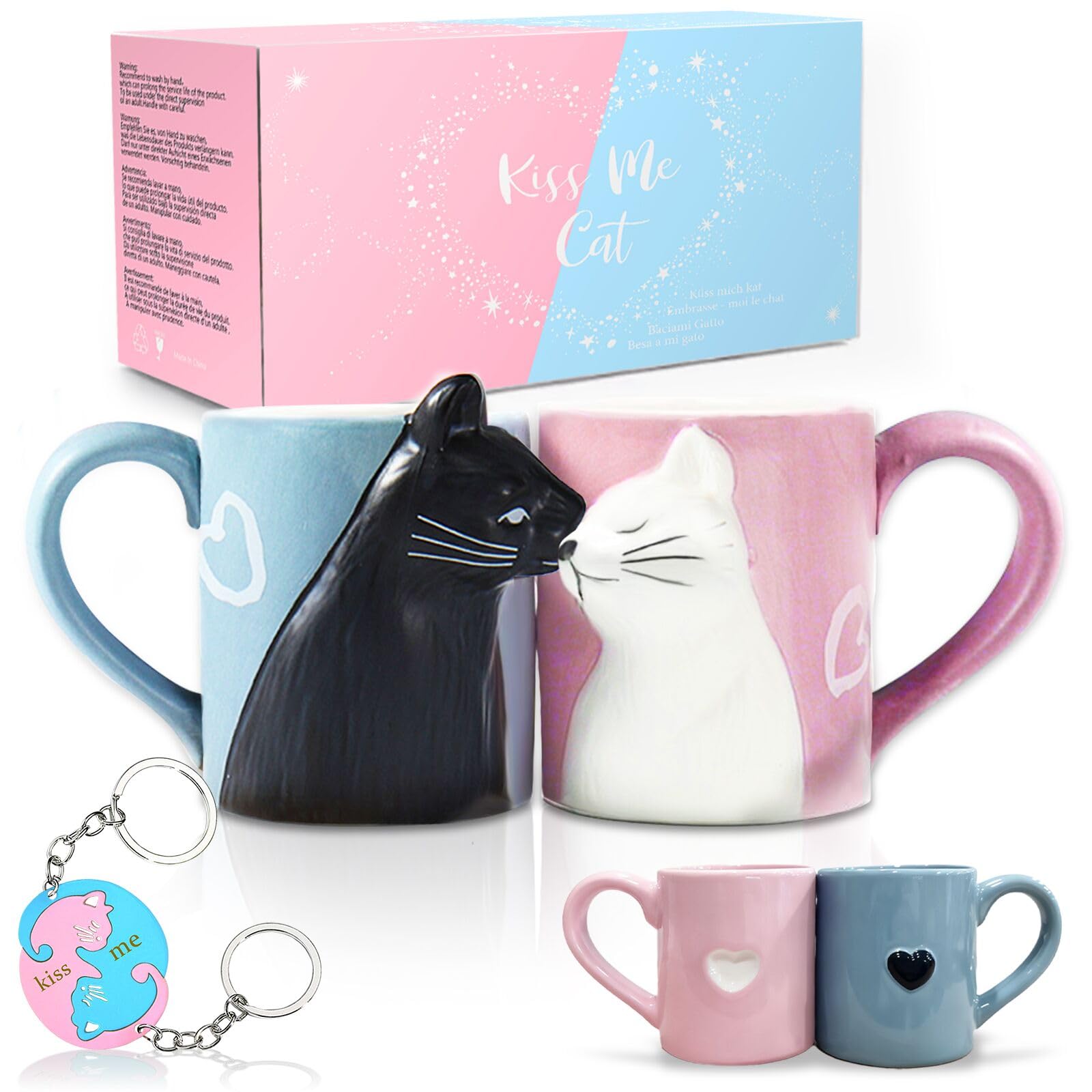 サイン入り / THE BLUE CATS - LOVE ME (45'PS) You Me & the Cats Word Wall Art | Cat Lovers Gift | Cat Home Decor
